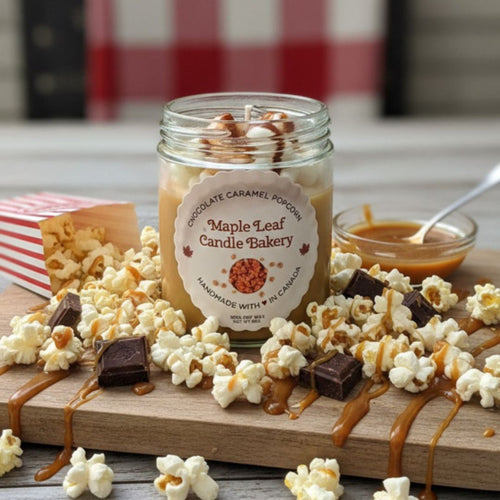 Chocolate Caramel Covered Popcorn